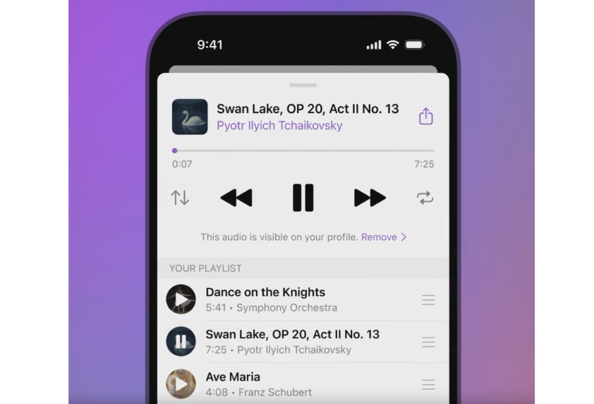 Как изменить порядок воспроизведения песен в Telegram