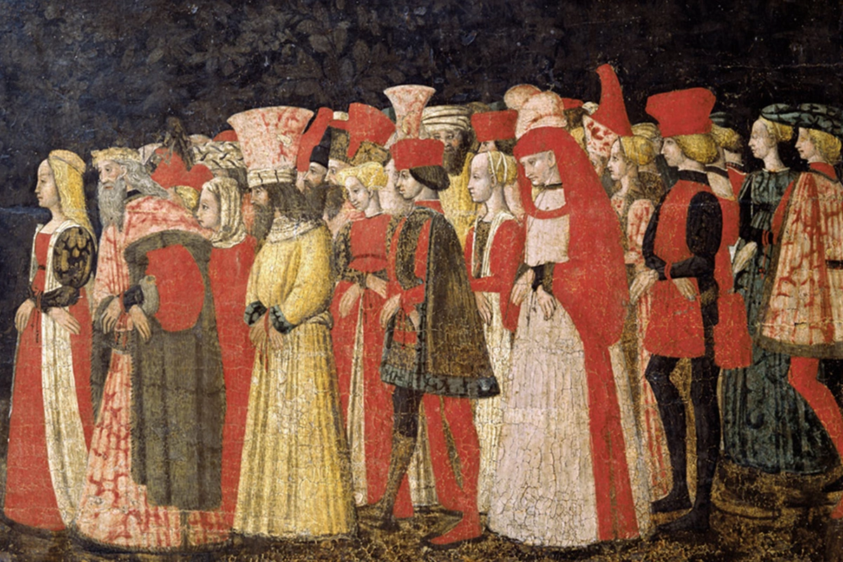 Картина «Любовное шествие» Марко дель Буоно и Аполлонио ди Джованни, 1440 год