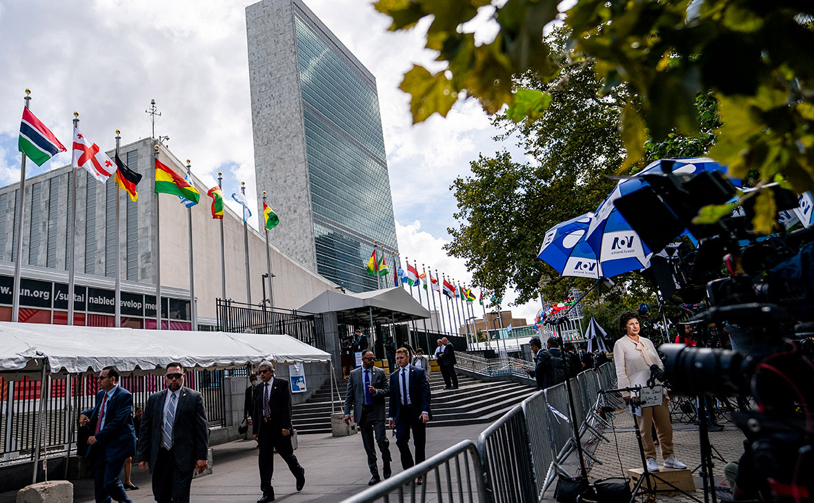 Вид на здания штаб-квартиры ООН