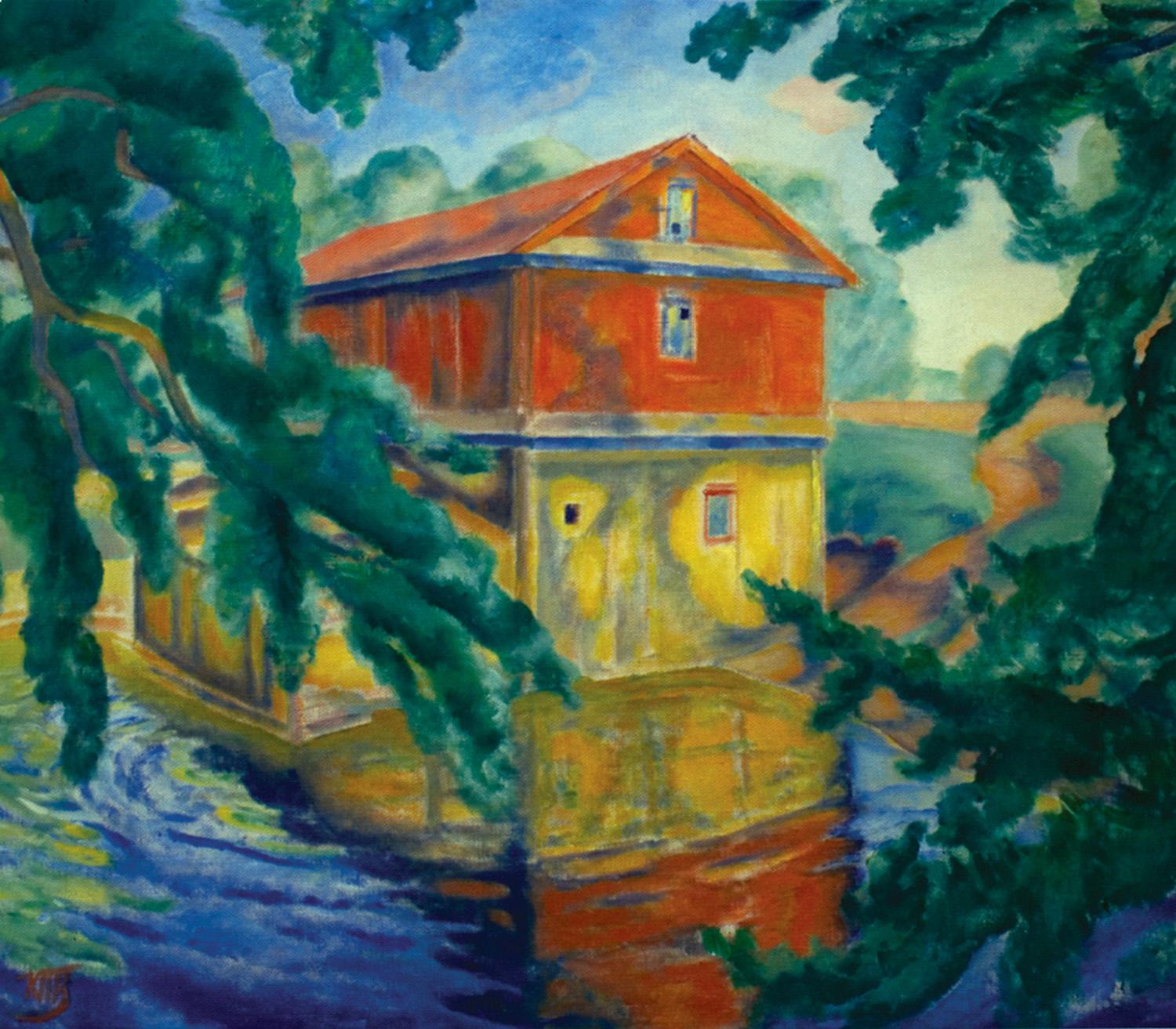 Кузьма Петров-Водкин,&nbsp;&laquo;Мельница&raquo;,&nbsp;1912. Cобрание KGallery, Санкт-Петербург&nbsp;