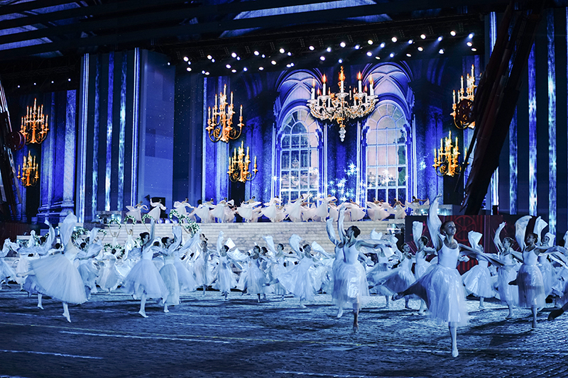 Праздничный концерт, посвященный 70-летию Победы, на Красной площади в Москве.
