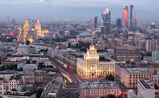 Москва. Вид на город. 2014 год