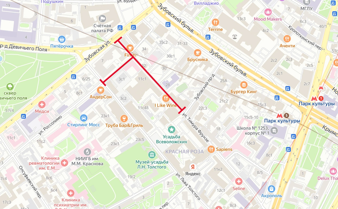 сервис «Яндекс.Карты»