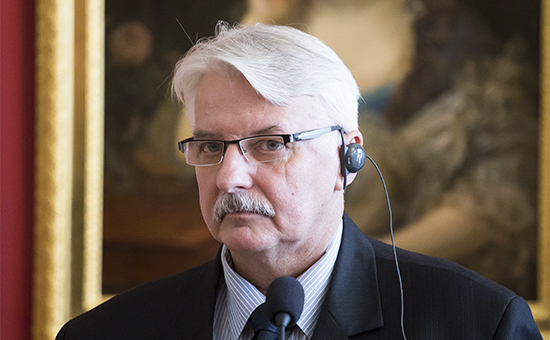 Глава внешнеполитического ведомства Польши Витольд Ващиковский


