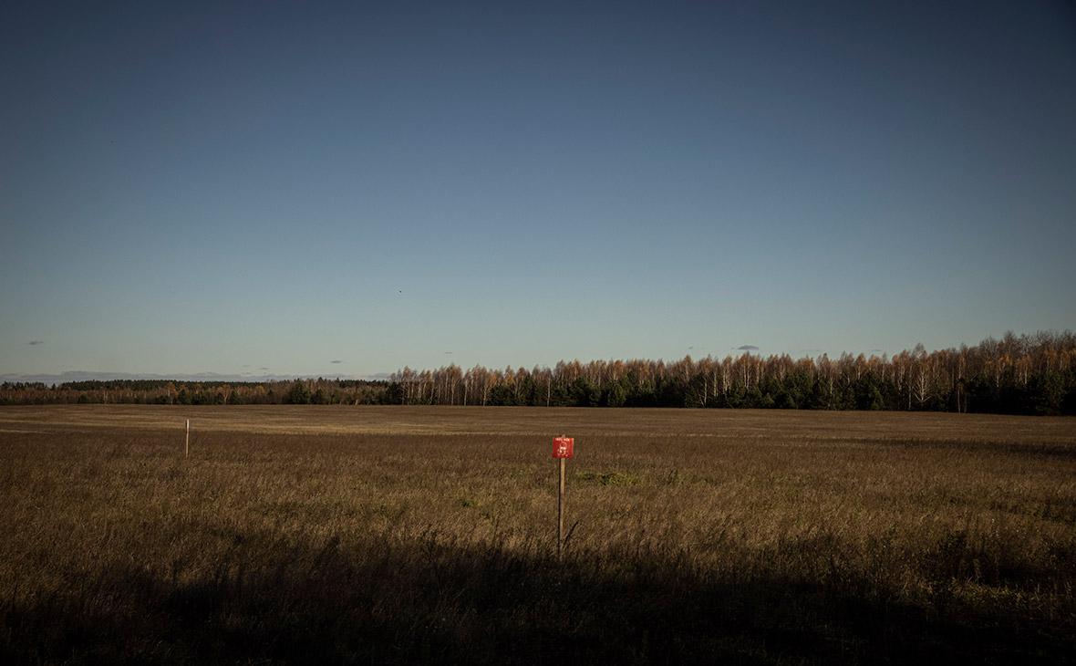 Минное поле на границе Украины и Белоруссии