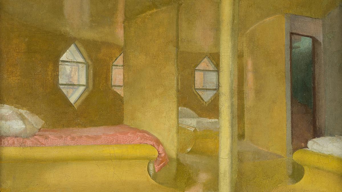 Спальня в доме К. С. Мельникова.&nbsp;1933 год