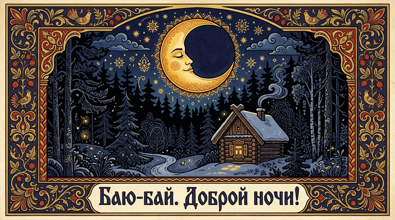 Открытки «Спокойной ночи!» для родных и любимых: 25 уютных картинок