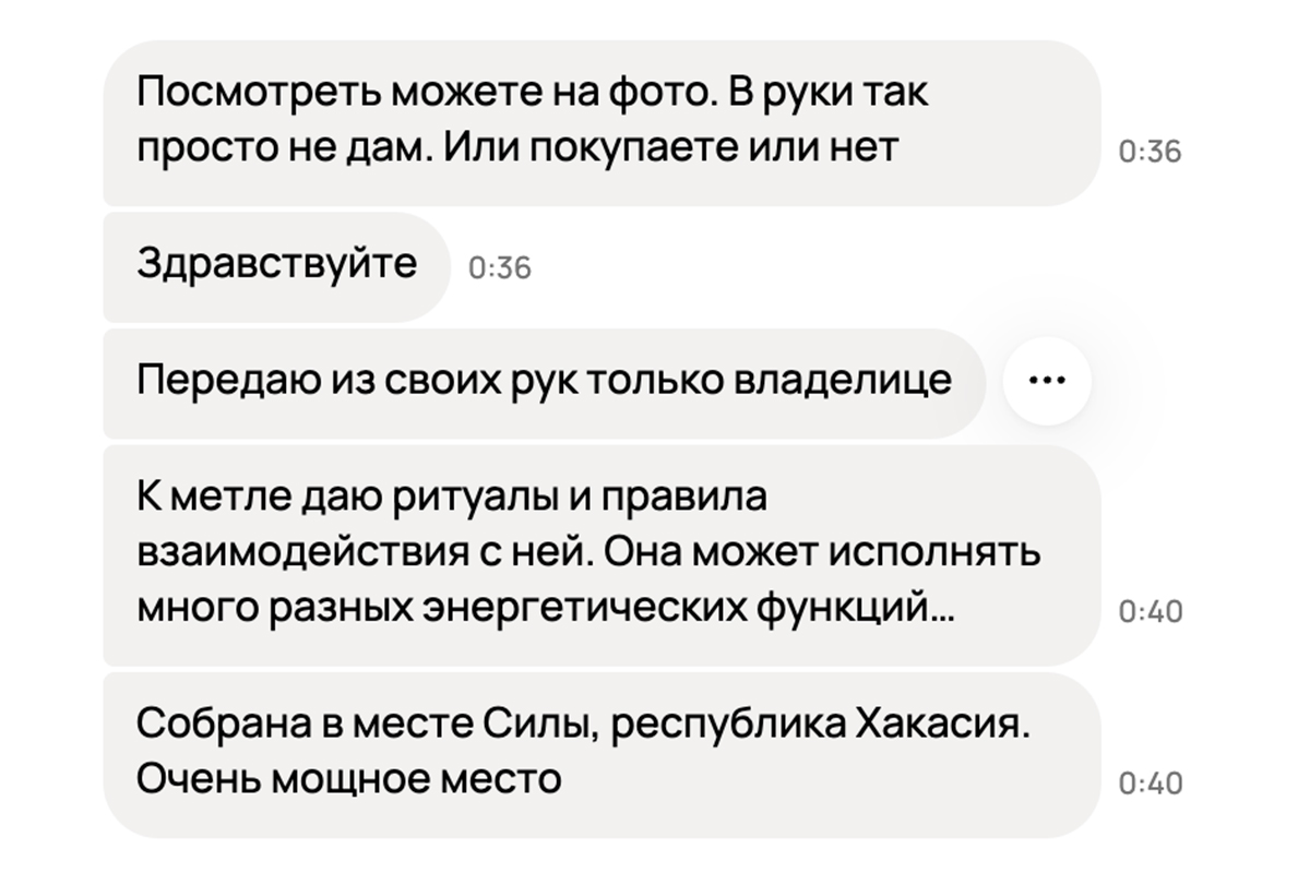 На «Авито» можно купить метлу по цене квартиры. Что в ней необычного