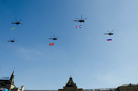 Репетиция парада Победы в Москве