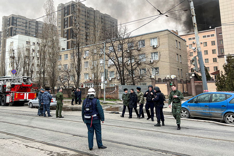 Ростовский губернатор заявил, что по факту пожара ведутся следственные мероприятия