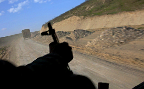 Военнослужащий в зоне карабахского конфликта




