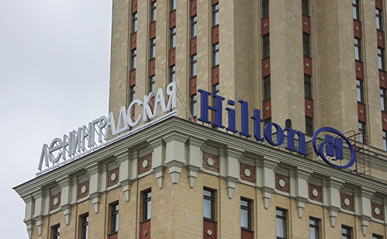 Исторический отель Hilton Moscow Leningradskaya, 2008 год


