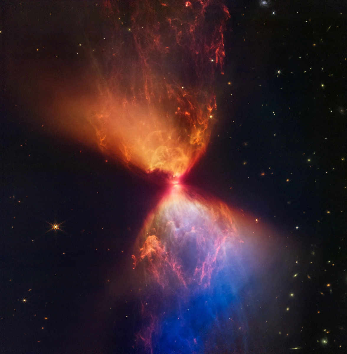 Кадры рождения звезды L1527 заснял телескоп «Джеймс Уэбб»