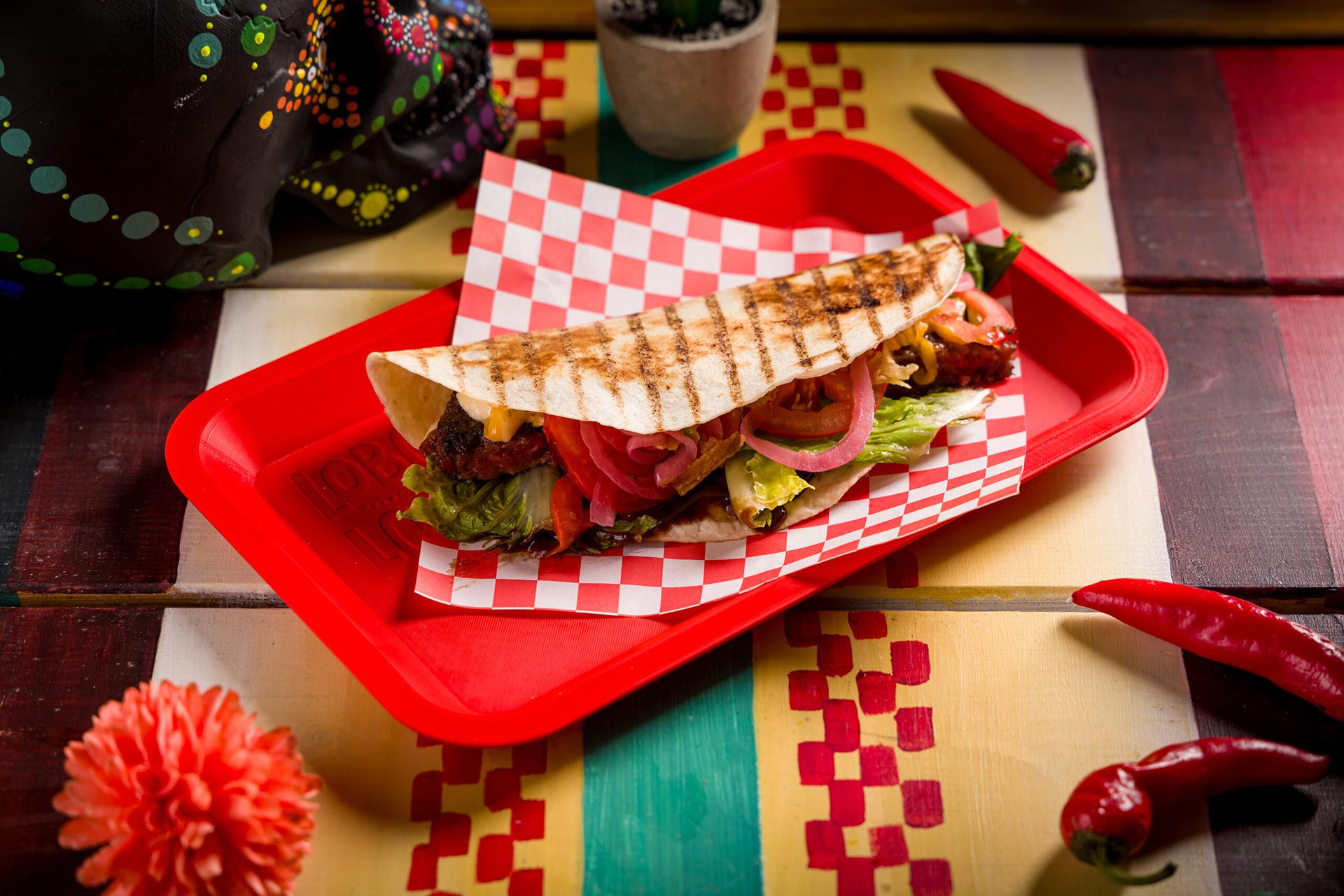 Тако бургер в Lobo Loko