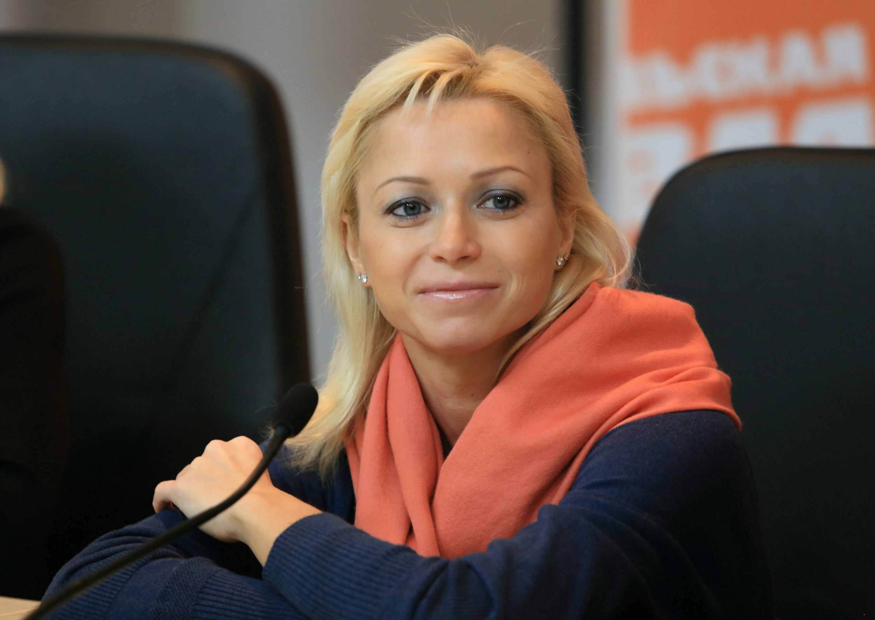 Олимпийская чемпионка по фигурному катанию Елена Бережная