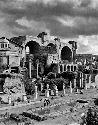 Элио Чиол. Императорский форум. Рим, 1955