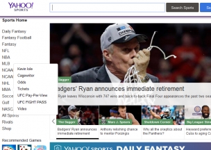 Роскомнадзор внес Yahoo! Sports в реестр запрещенных сайтов
