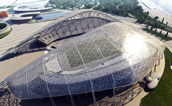 Главгосэкспертиза приняла реконструированный стадион «Фишт»