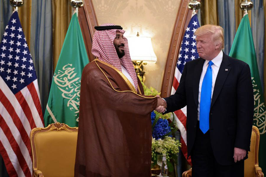 Мохаммед ибн Салман Аль-Сауд и Дональд Трамп


