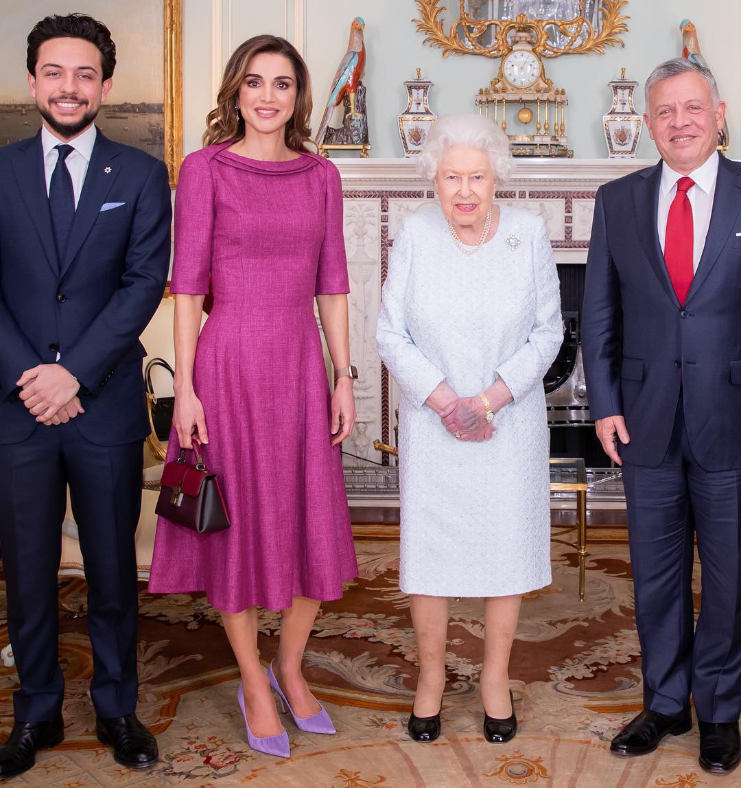 Королева Иордании Рания&nbsp;в обуви Amina Muaddi