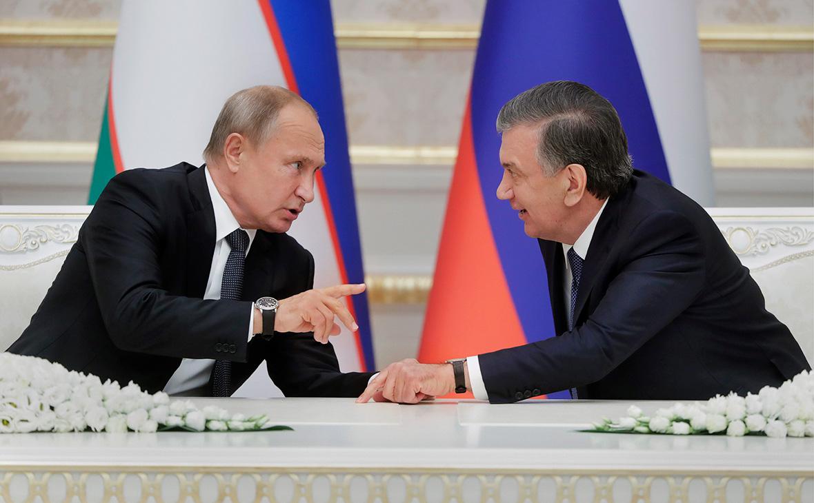Путин обсудил с главой Узбекистана вопросы экономики