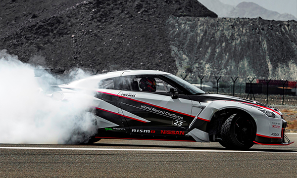 Nissan GT-R установил рекорд скорости в дрифте