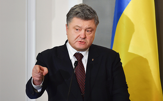 Президент Украины Петр Порошенко
