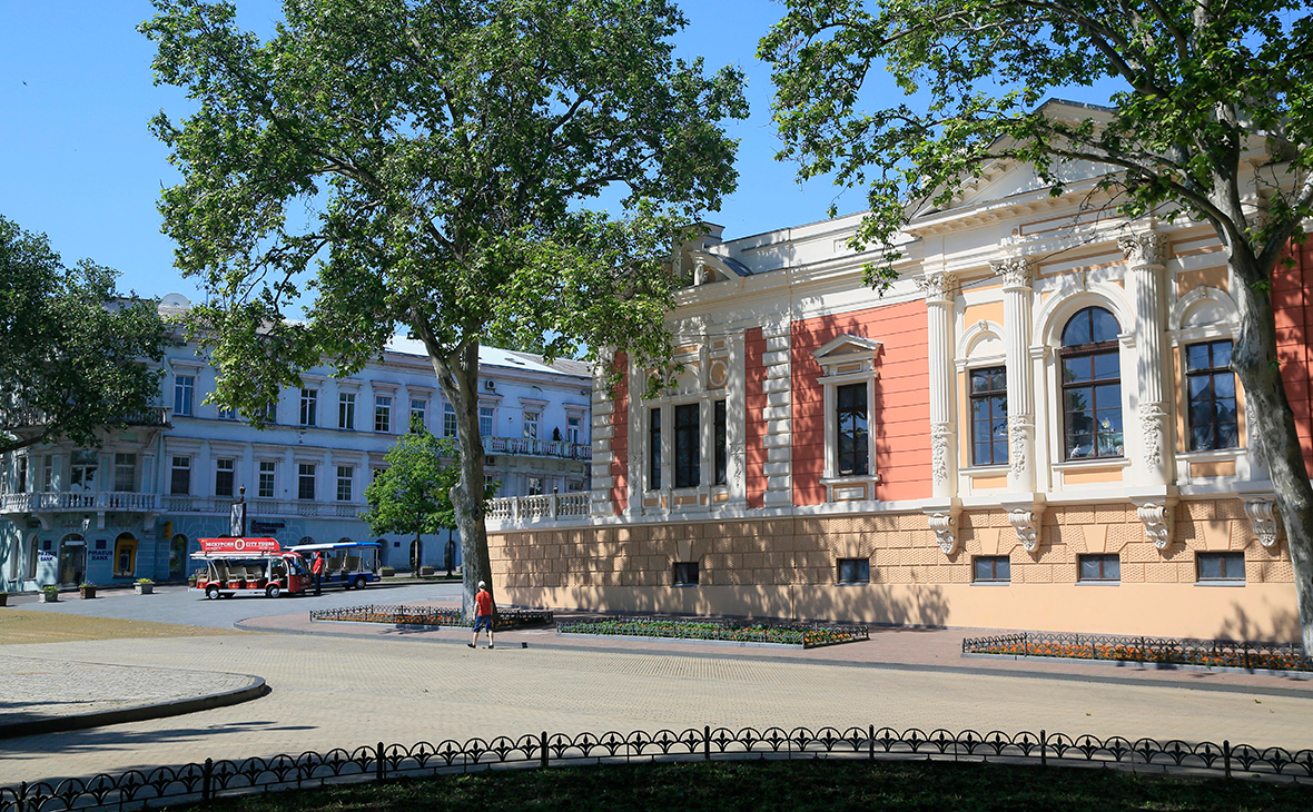 Вид на Пушкинскую улицу в Одессе
