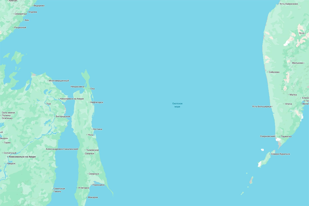 Название морю дала впадающая в него река — Охота