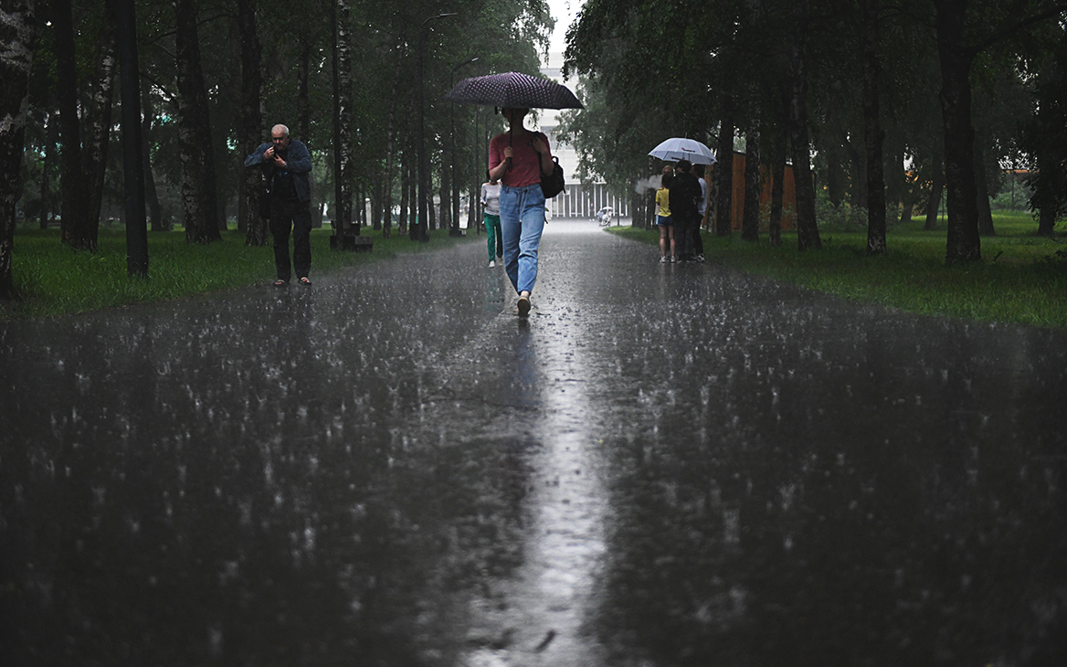 Синоптики предупредили о сильных дождях в Москве на следующей неделе