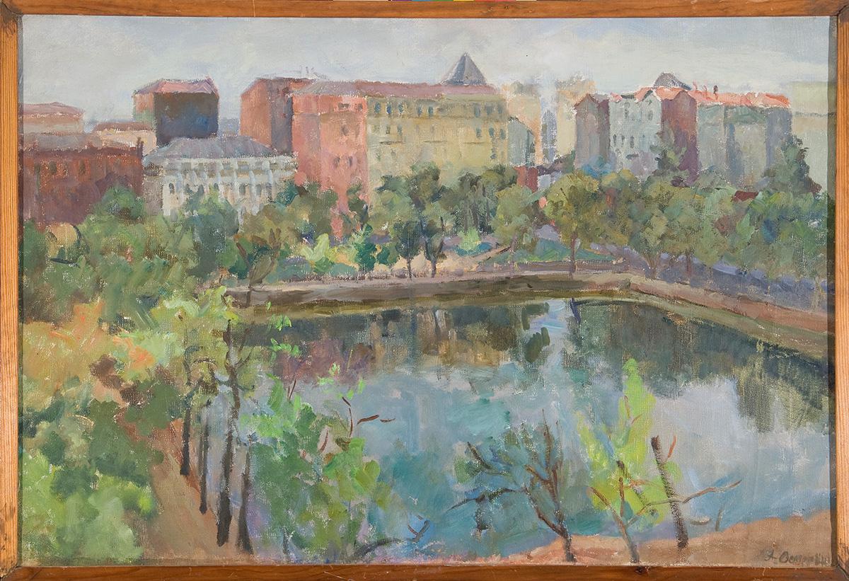 Александр Осмеркин, «Патриаршие пруды», 1947