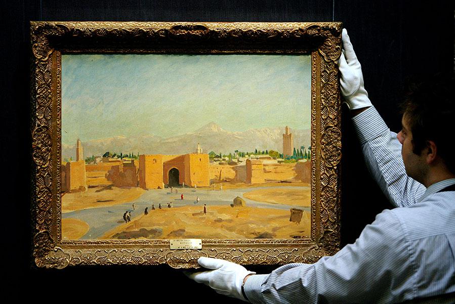 Картина Уинстона Черчилля «Марракеш»