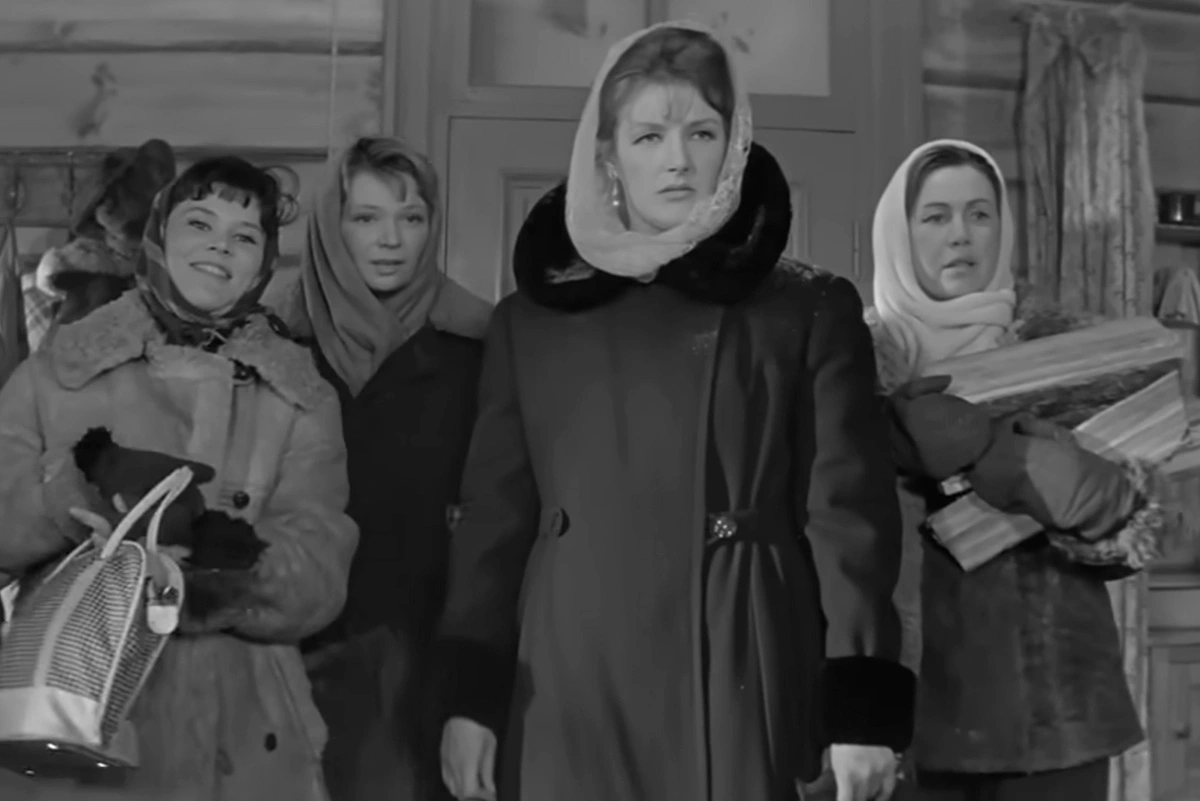 Кадр из фильма «Девчата» (1961), режиссер Юрий Чулюкин