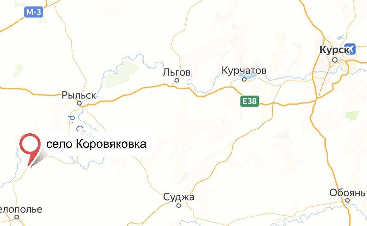 Курское село Коровяковка попало под обстрел