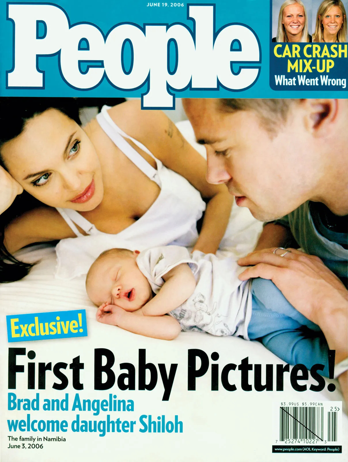 Анджелина Джоли, Брэд&nbsp;Питт и Шайло Джоли-Питт на обложке журнала People, 2006