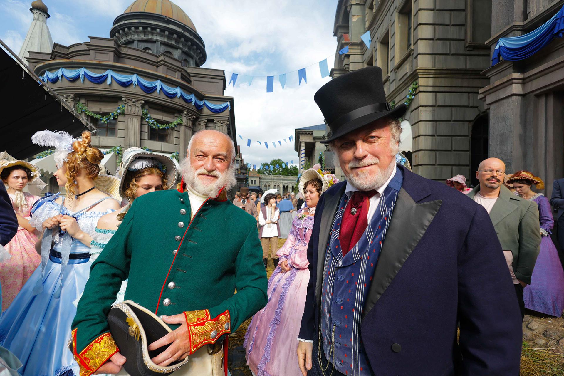 На съемках ролика «Ревизор»