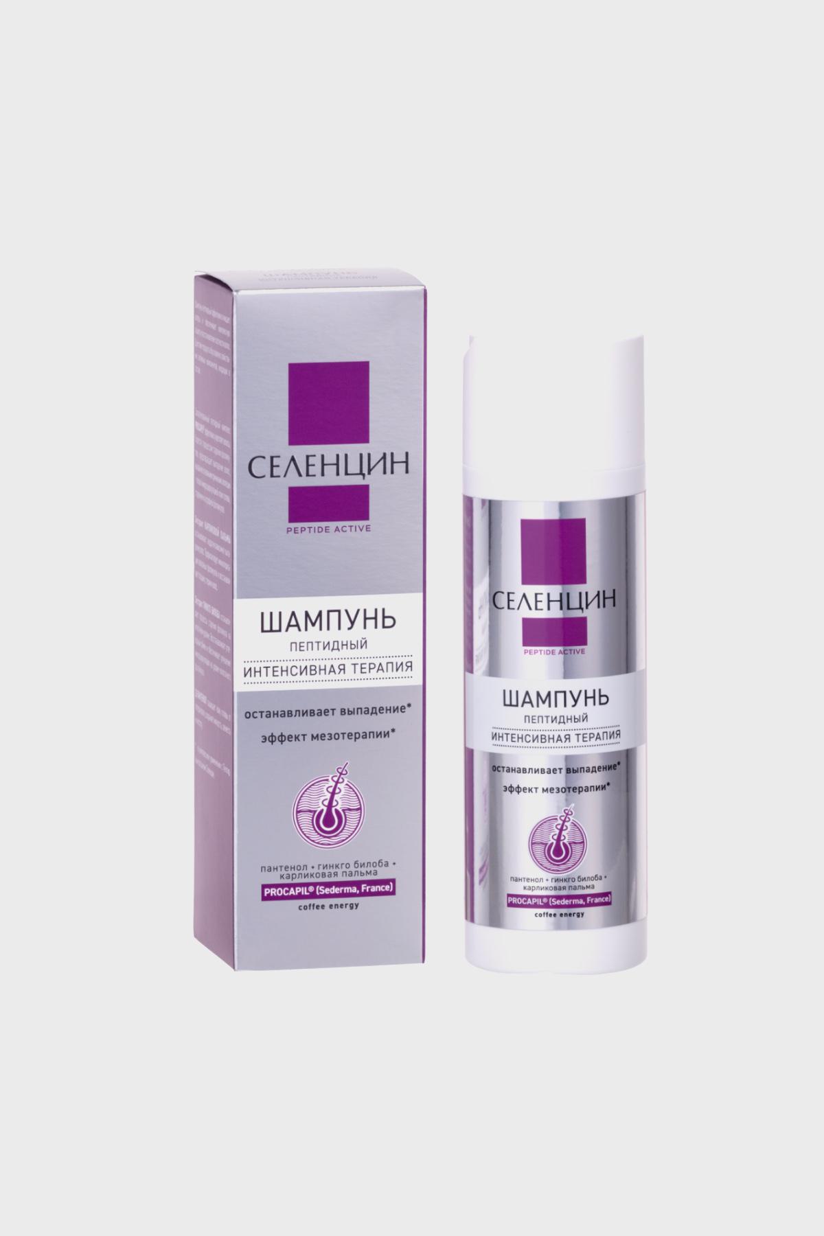 Укрепляющий шампунь Peptide Active, «Селенцин», 918 руб. («Лэтуаль»)