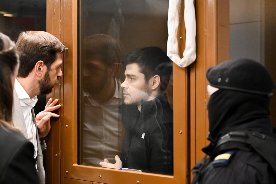 Аяз Шабутдинов во время рассмотрения дела о мошенничестве в Пресненском районном суде в Москве, 2025 год