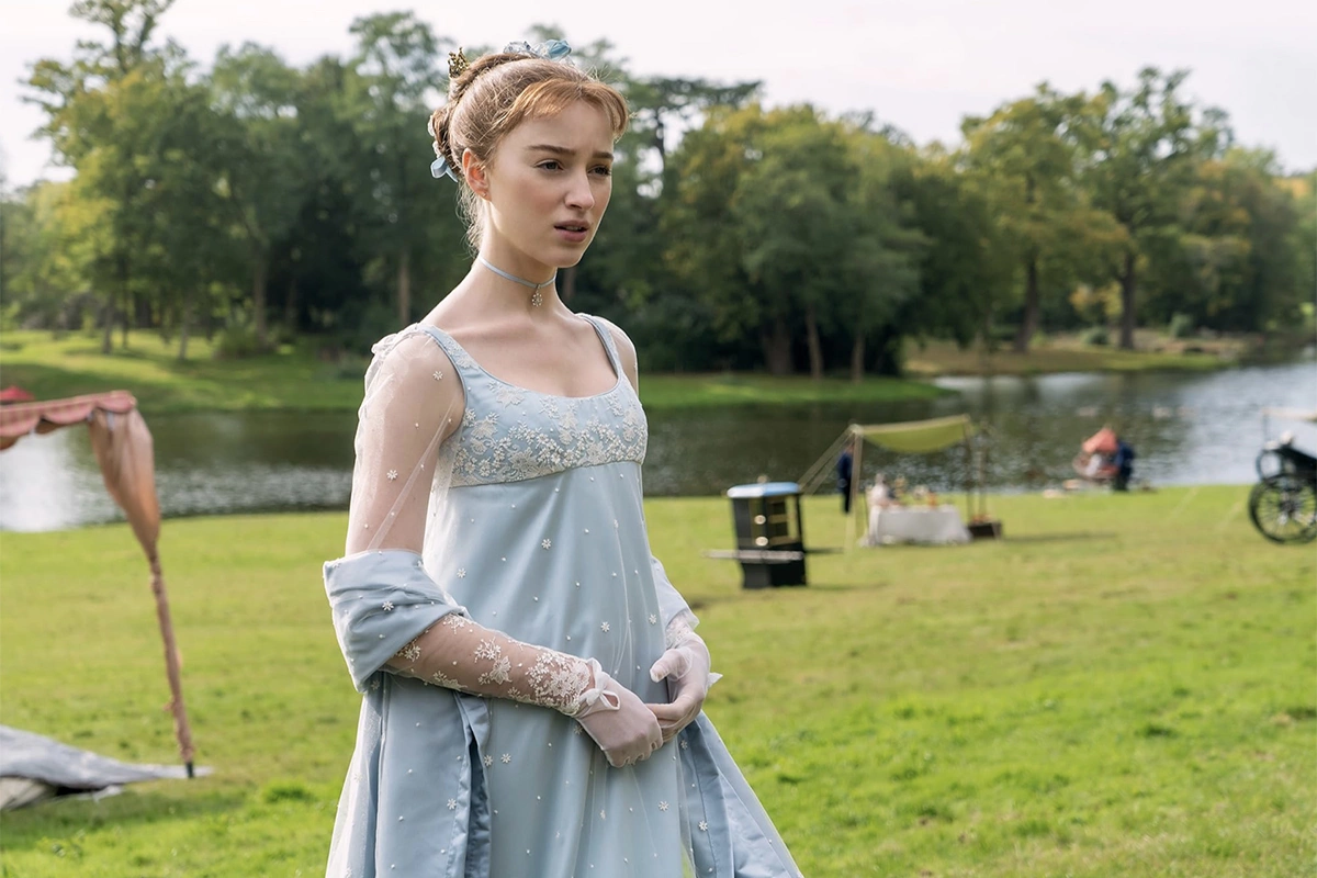 Кадр из сериала «Бриджертоны»