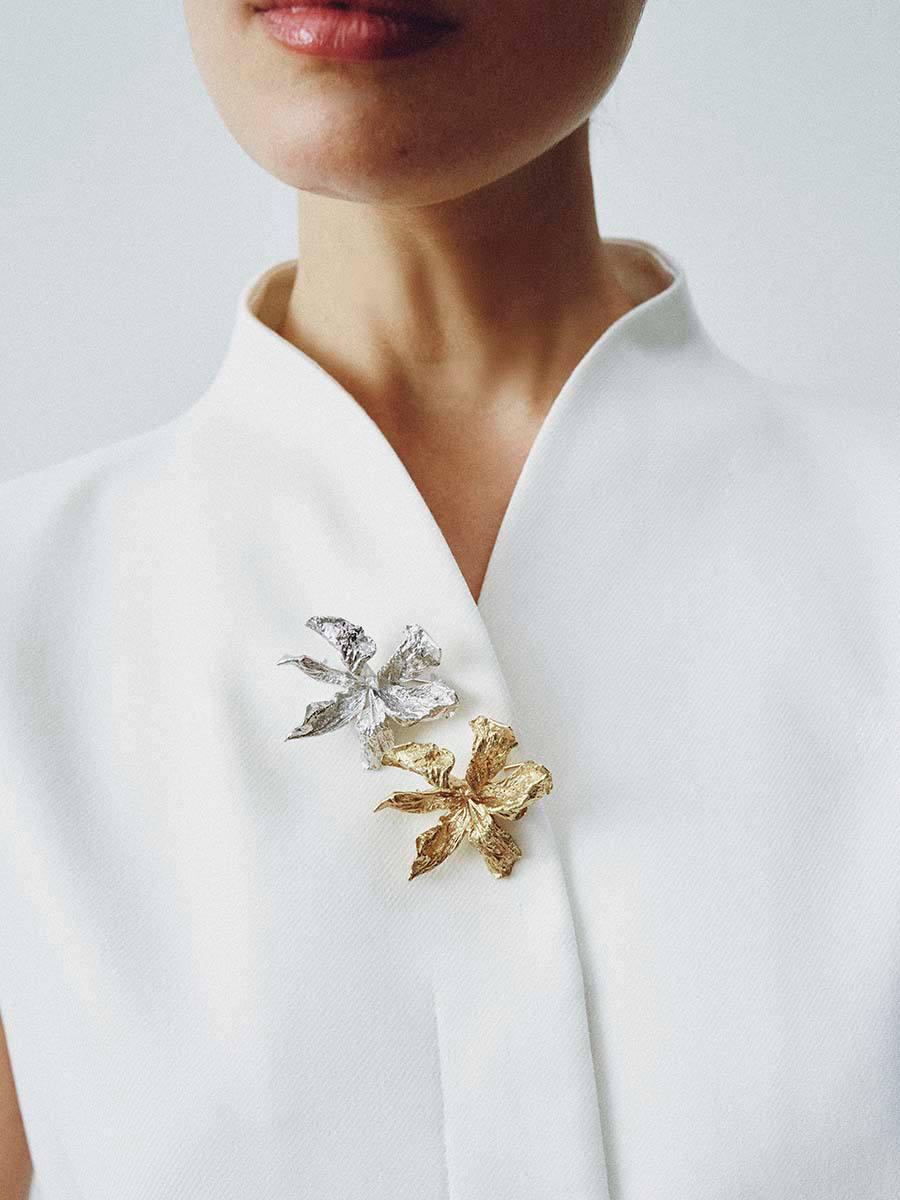 Брошь «Анемон» из коллекции Shu Sha x Emka, 12 500 руб. (shusha-jewellery.ru)