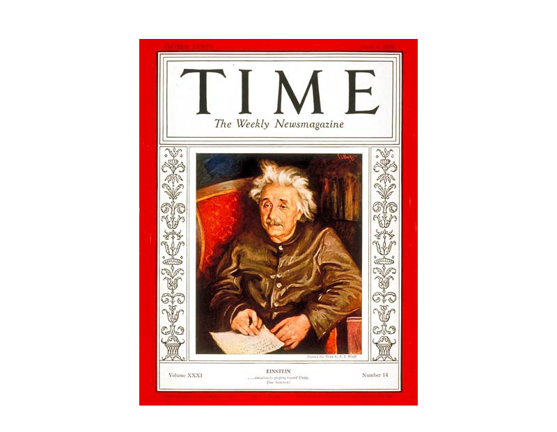 Обложка журнала TIME, апрель 1938 г.