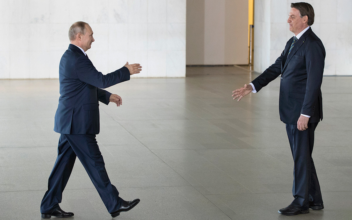 Владимир Путин и Жаир Болсонару