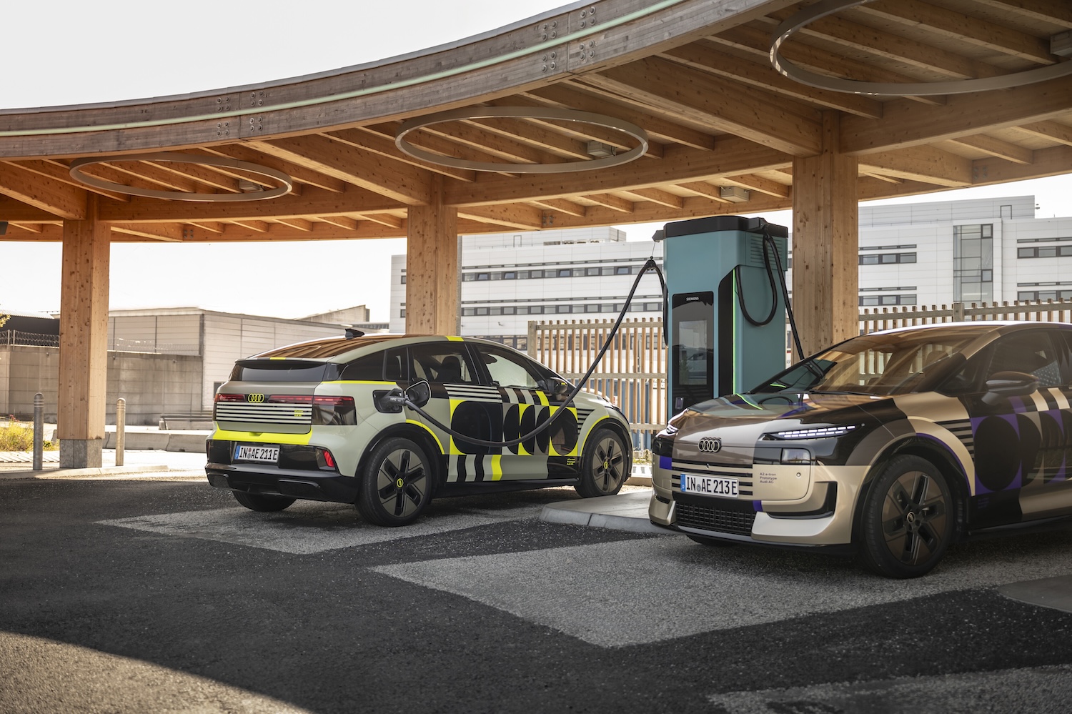 Audi A2 e-tron в камуфляже