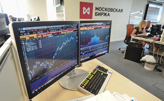 Работа Московской биржи


