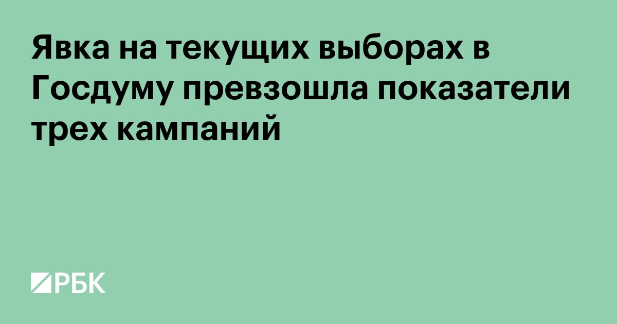Явка на выборах в Госдуму превзошла показатели 1993, 2016 и 2021 годов