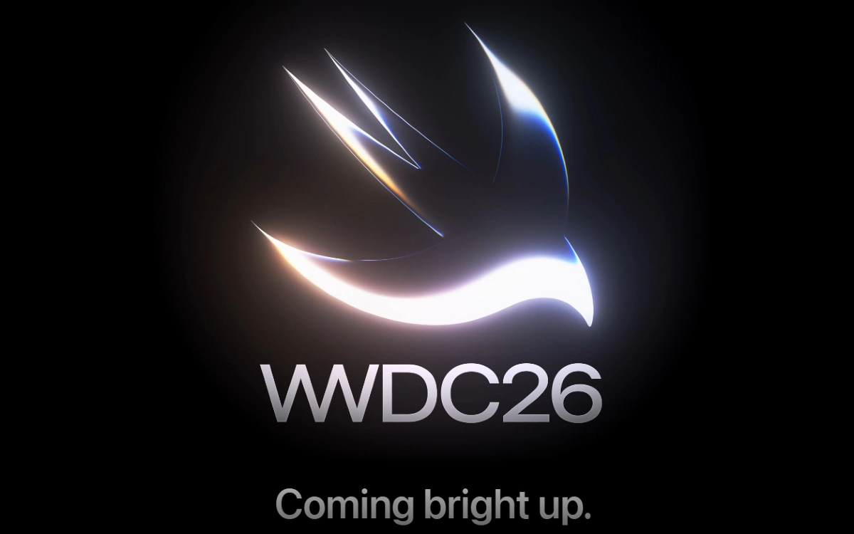 Эмблема и слоган предстоящей презентации Apple WWDC 26