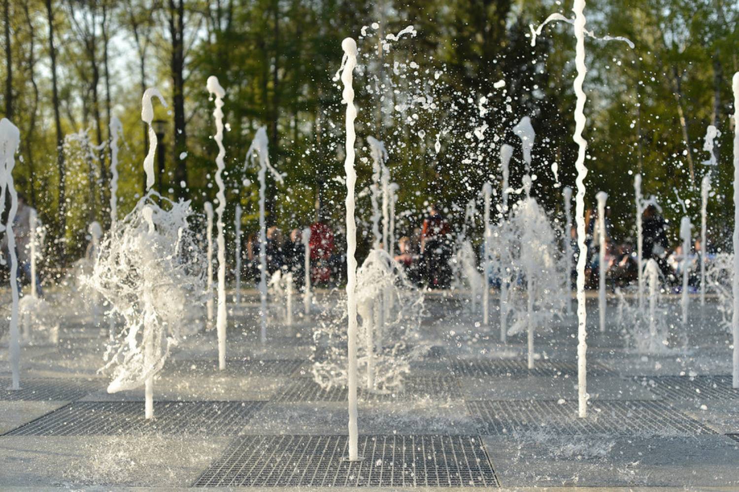 В Казани в парке Горького починили поврежденный фонтан