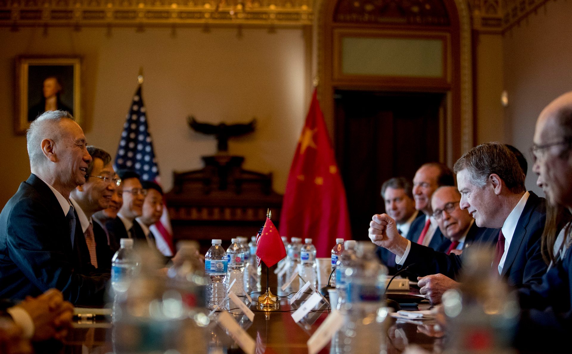 Переговоры представителей США и Китая 30 января в Белом доме