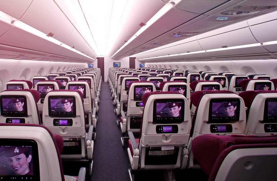Qatar Airways, экономкласс