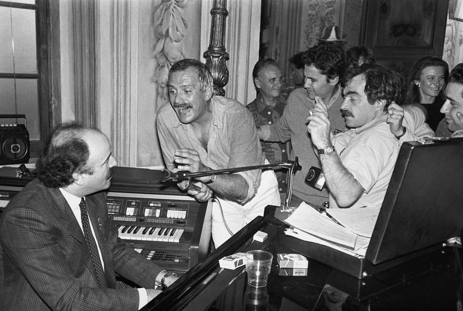 Рино Бариллари. «Никита Михалков и Александр Адабашьян». Италия, Рим, 1980-е. Предоставлено автором